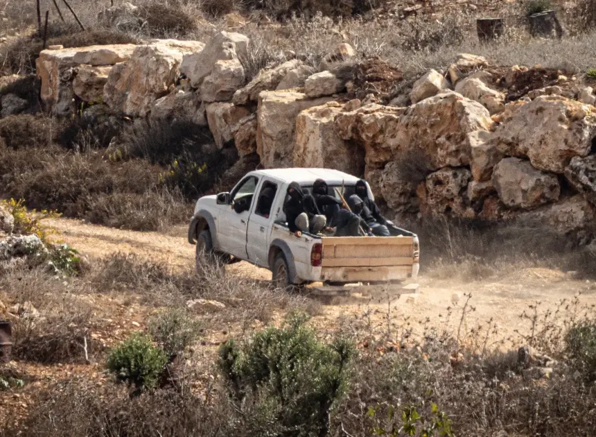 Masked settlers attack European diplomats in the occupied West Bank